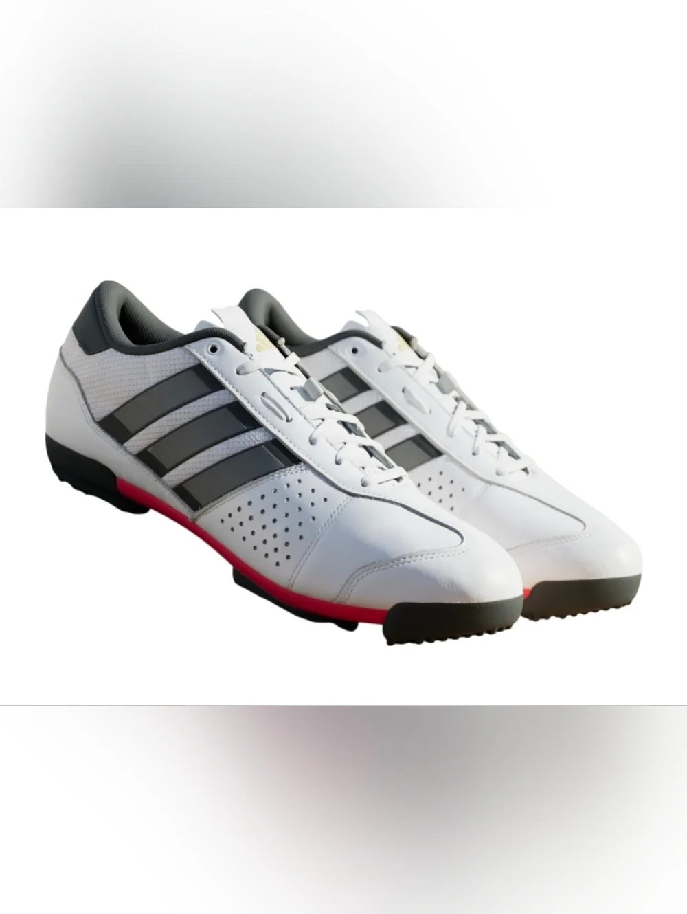 NWOB Adidas Heritage Tour Leather Cycling Mountain Bike Cloud White  Mens Shoes